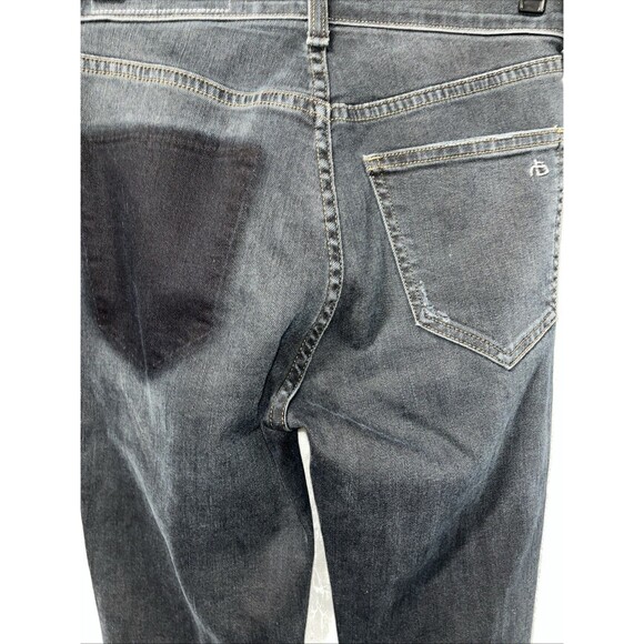 Rag & Bone Dive High Rise Skinny in Clean Steele Black Jeans Size 25 - Picture 7 of 8